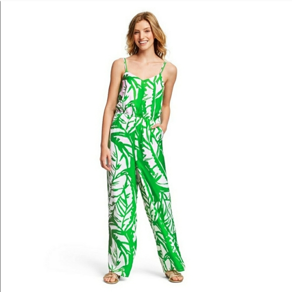 NWT Lilly Pulitzer x Target Leaf Print Jumpsuit - Picture 2 of 6